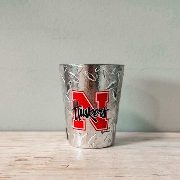 Nebraska Huskers Diamond Plate Shot Glass - Picture 1 of 2